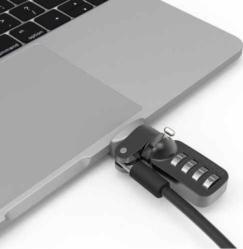 Sisteme securizare laptop - Linka zabezpieczająca Compulocks Compulocks UNIVERSAL LEDGE MACBOOK PRO/W COMBO CABLE LOCK