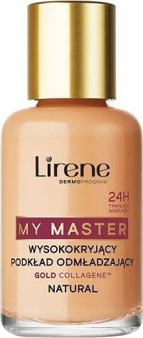 Lirene LIRENE_My Master High Coverage Foundation Fond de ten cu acoperire înaltă pentru întinerire Natural 30ml