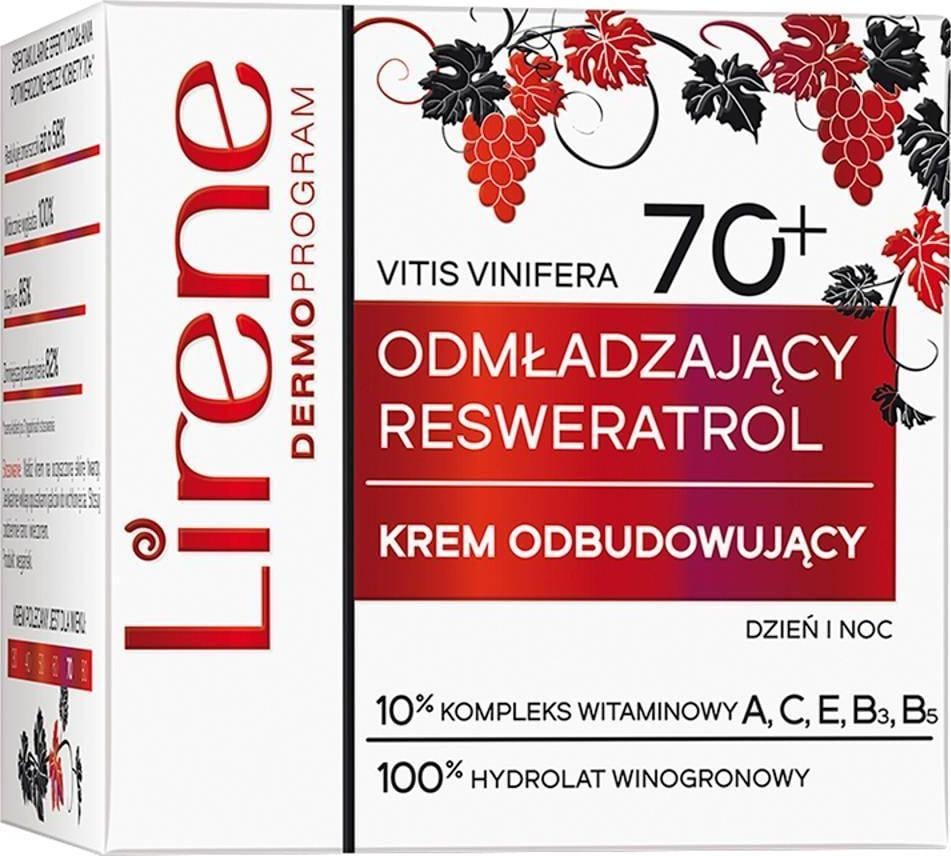 Lirene LIRENE_Rejuvenating Resveratrol Crema pentru reconstructie fata 70+ zi si noapte 50ml