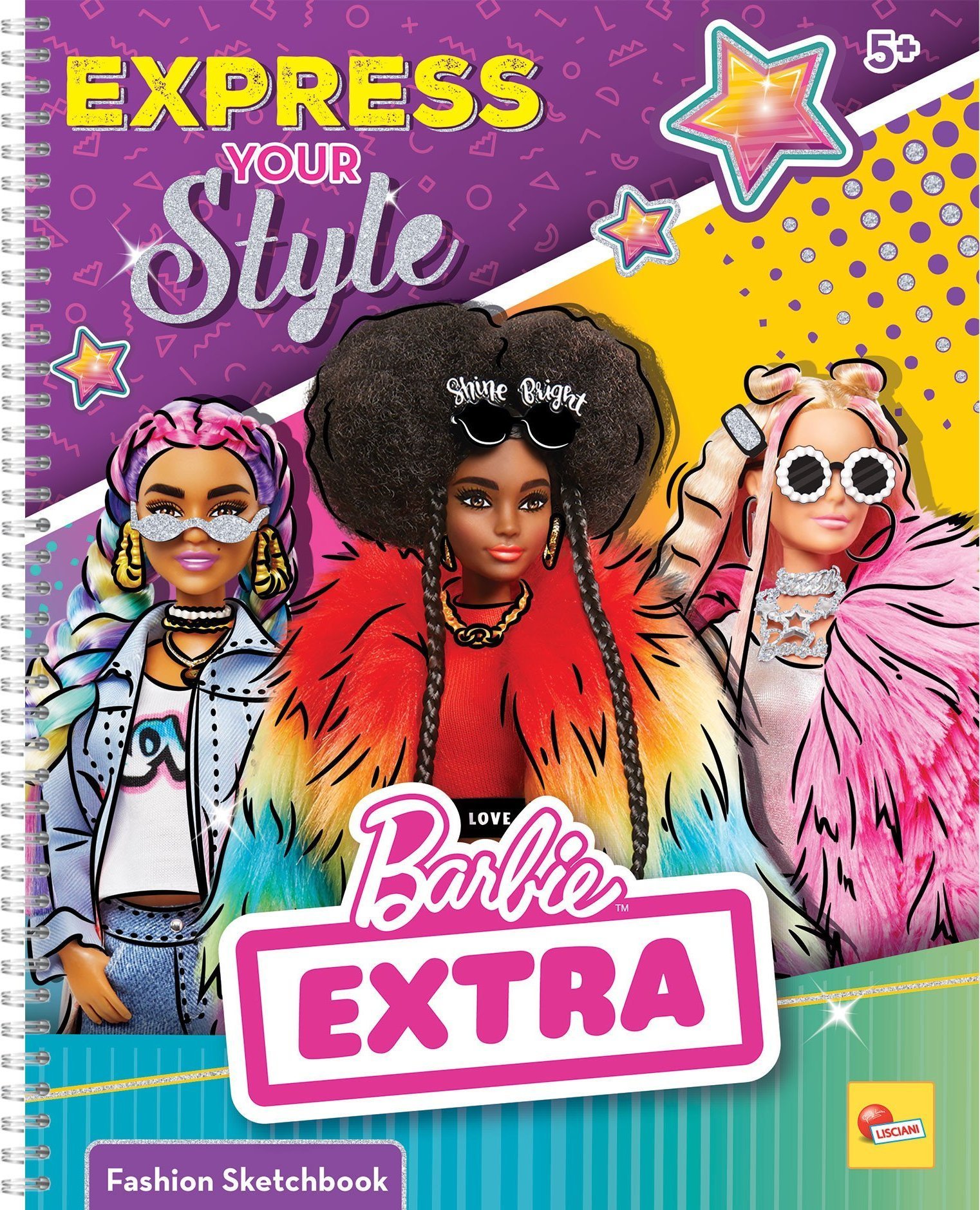 LISCIANI BARBIE SKETCH BOOK EXPRESS YOUR STYLE.