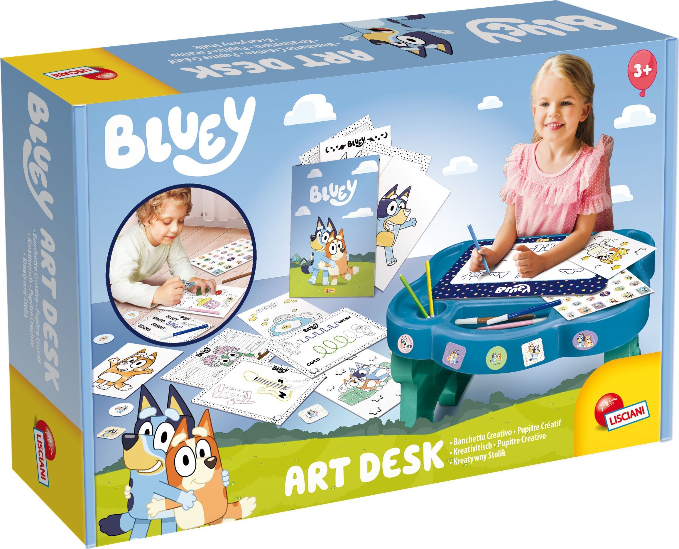 Lisciani Bluey Art Desk