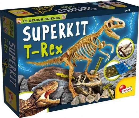 Kit interactiv I&apos;m A Genius Lisciani, Dinozaur T-REX