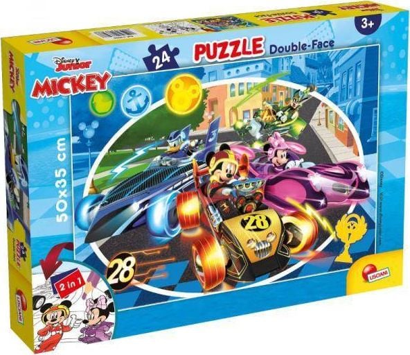 Lisciani Puzzle fata-verso 24 piese Mickey Mouse 73986