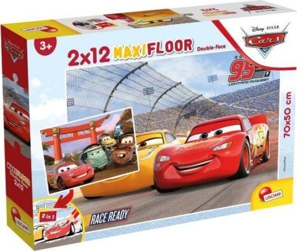 Lisciani Puzzle Supermaxi 2x12 Cars