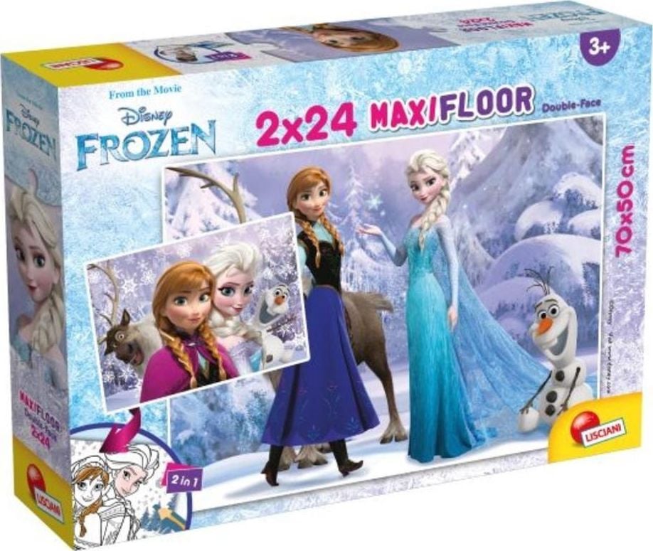 Lisciani Puzzle Supermaxi 2x24 Frozen