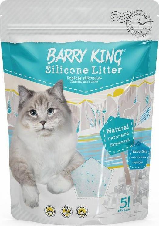 Litier pentru pisici Barry King Litier pentru pisici din silicon Barry King Extrafin 5l