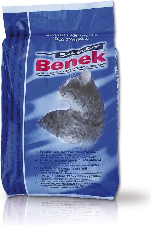 Litier pentru pisici Super Benek Compact Natural 20 l