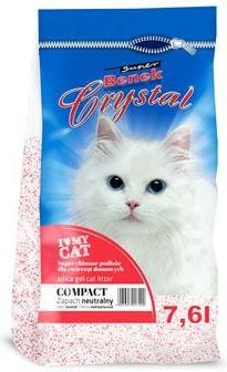 Litier pentru pisici Super Benek Crystal Compact - Natural Star Dust 7,6 l