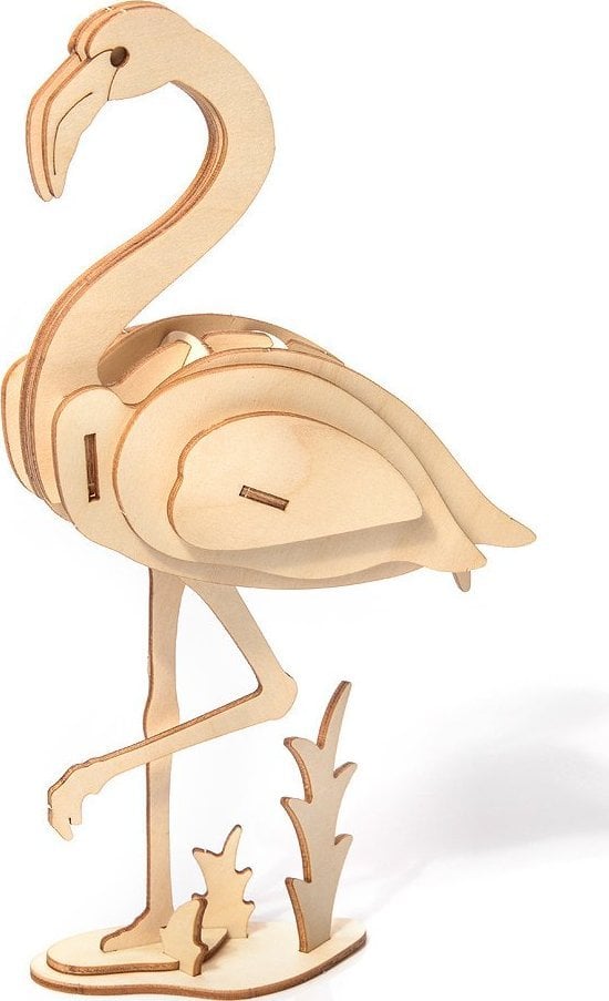 Little-Story Little Story Puzzle din lemn Model 3D - Flamingo