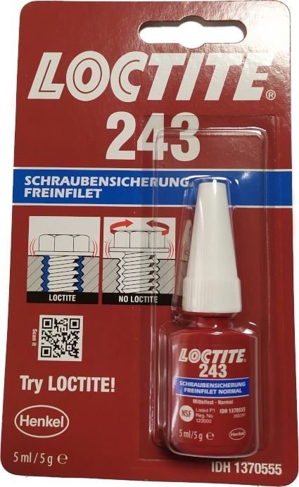 Adeziv cu filet Loctite mediu Loctite 243 5 ml (1370555)