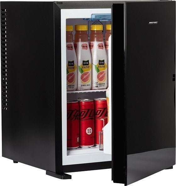 Combine frigorifice - Combina frigorifica MPM  MPM-30-MBS-06L  (minibar) negru, fata din sticla,2 rafturi