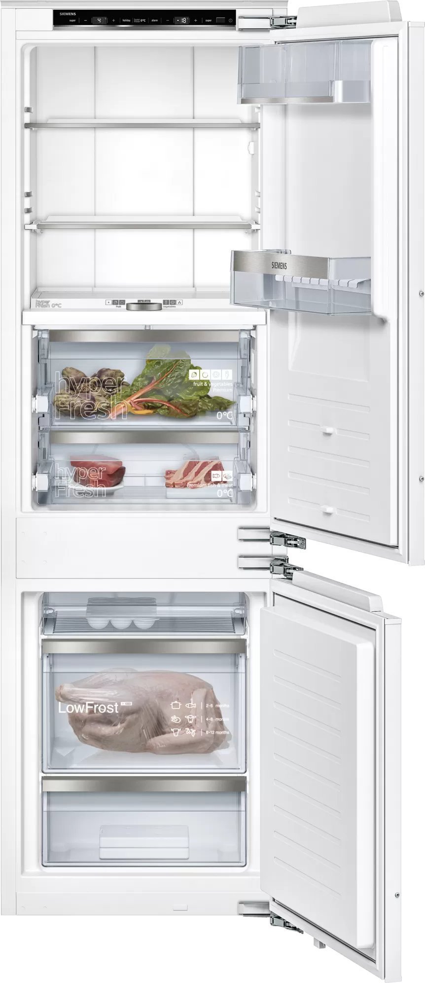 Combine frigorifice - Combina frigorifica  Siemens KI84FPDD0 iQ700 D,alb, 34 dB,3 rafturi