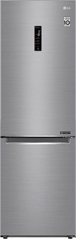 Combine frigorifice - Combina frigorifica  LG GBB71PZDMN,
Argint,2 rafturi,
36 dB,
Cu display