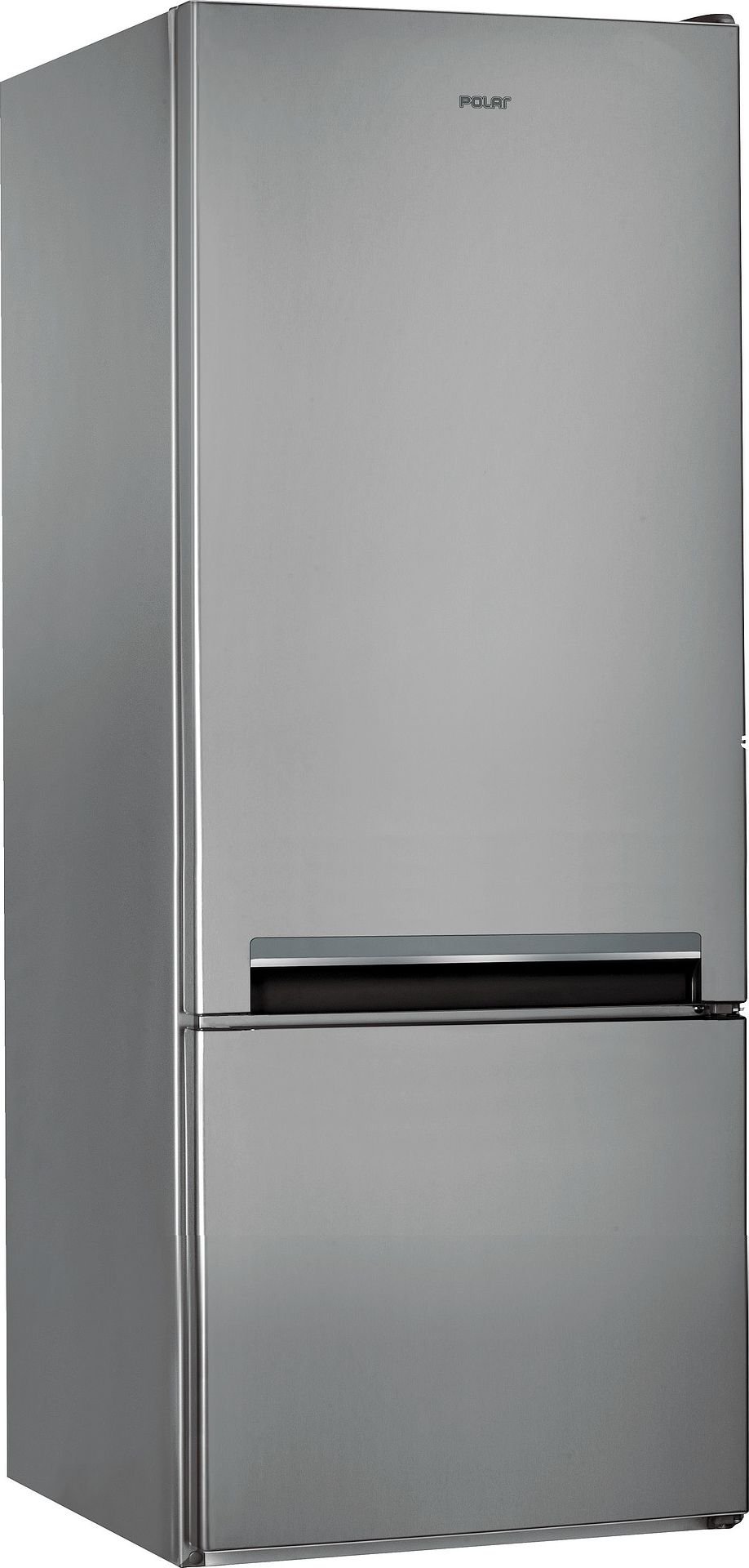 Combina frigorifica Polar POB601ES, 272 l, 159 cm, 39 dB, Clasa F, Otel inoxidabil
