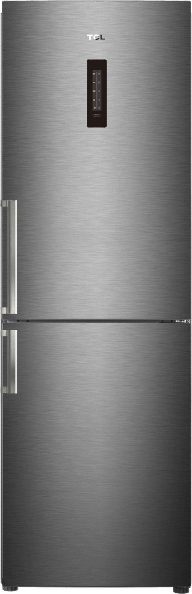 Combine frigorifice - Combina frigorifica TCL RB315GM1210, 318 l, Full No-Frost, 185 cm, Clasa F, Inox