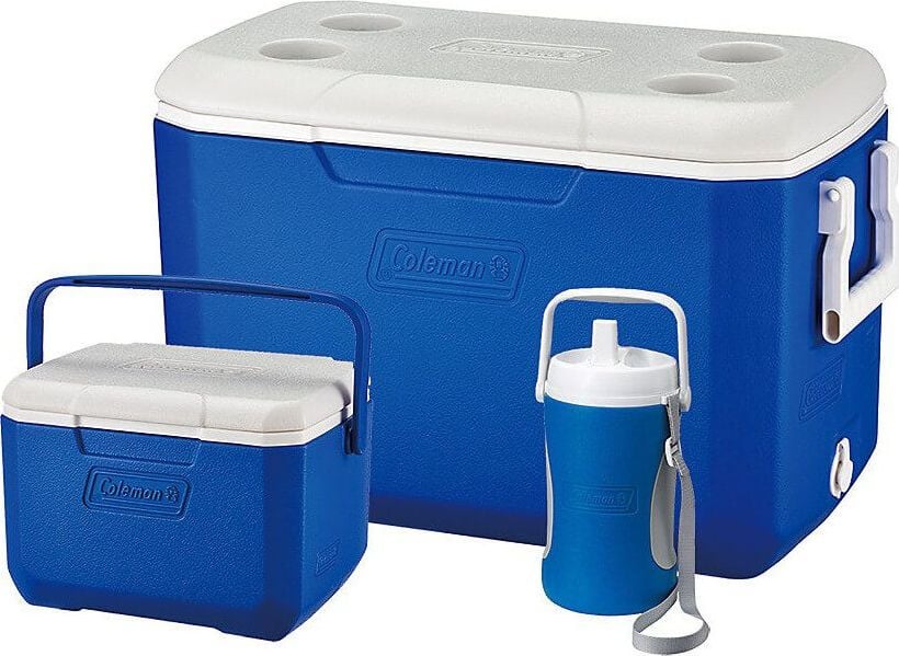 Cutii frigorifice - Set lada frigorifica Coleman Cooler Combo box,albastru,45L