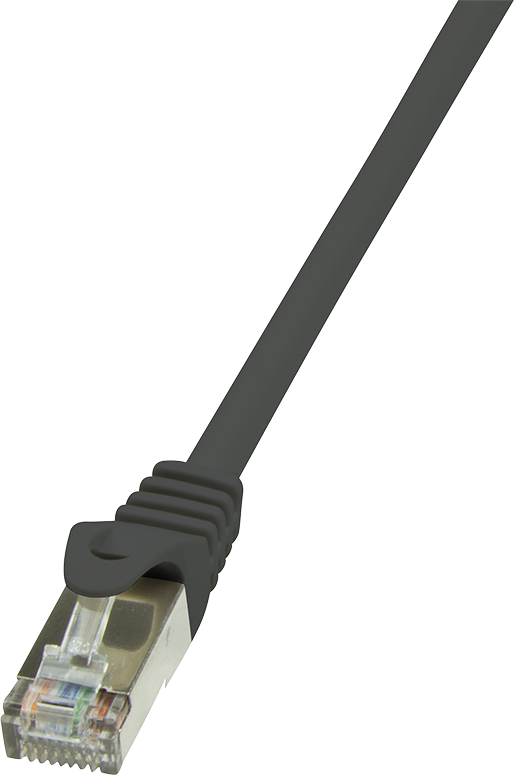 Cablu FTP LOGILINK Cat5e, cupru-aluminiu, 7.5 m, negru, AWG26, ecranat CP1083S