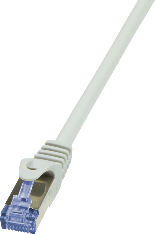 Cabluri si accesorii retele - Cablu patchcord Cat.6A 10G S/FTP PIMF PrimeLine 0,50m gri