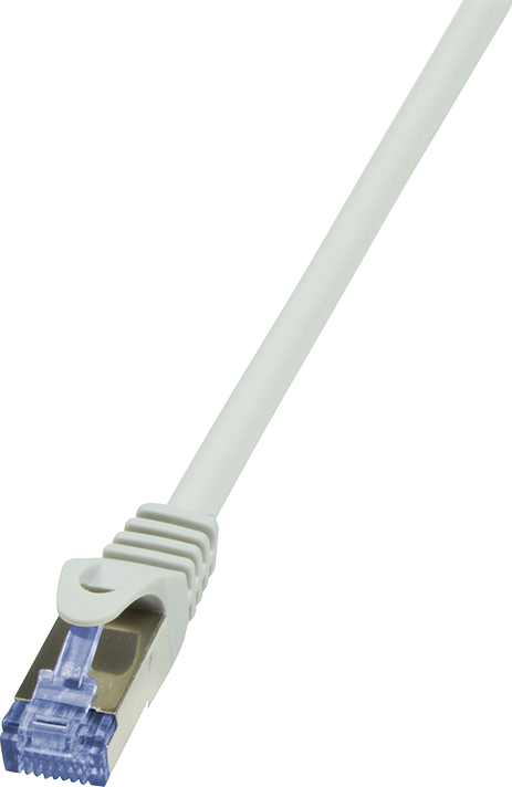 Cabluri si accesorii retele - Cablu Patch cord Logilink, cat7 10G S/FTP, gri ,1m