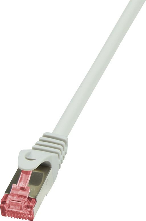 Cabluri si accesorii retele - Cablu patchcord gembird, logilink, S/FTP PIMF, CAT6, PrimeLine 30m, gri