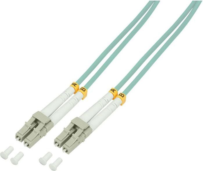 Cablu logilink Fibra optica plasture OM3, 50 / 125a, LC-LC, 2m (FP3LC02)