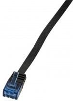 LogiLink RJ-45 cat.5e 0,25 m negru (CP132B)