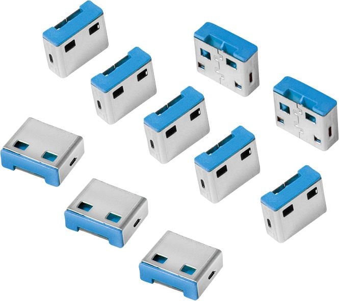 LogiLink Set de 10 blocaje pentru porturi USB (AU0046)