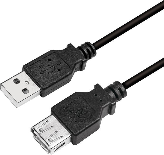 LogiLink USB-A - Cablu USB-A USB 2 m negru (CU0010B)