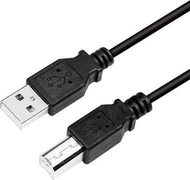 LogiLink USB-A - USB-B cablu USB 2m negru (CU0007B)