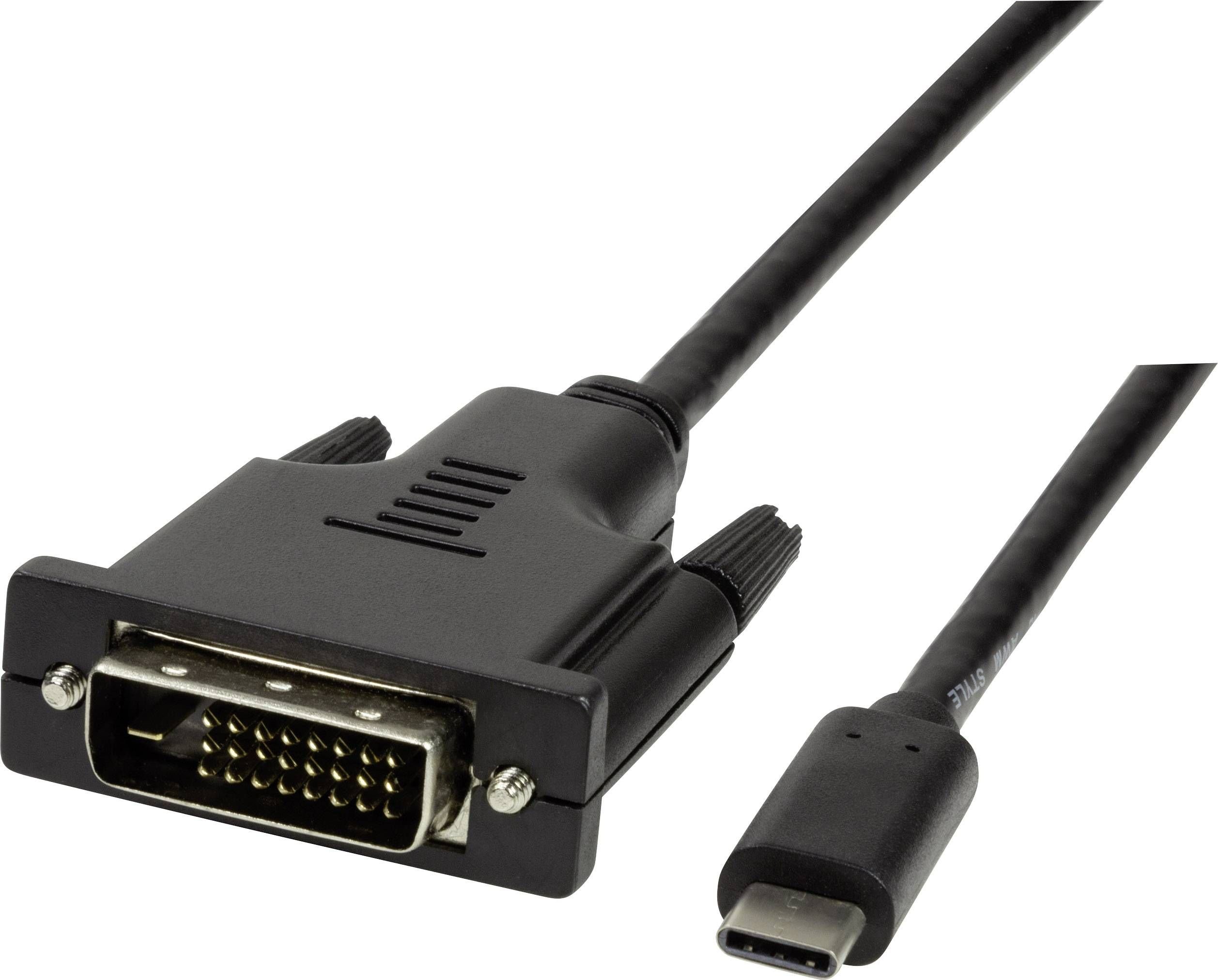 LogiLink USB-C - Cablu USB DVI-D 3 m negru (UA0332)