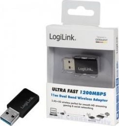 LogiLink WLAN 802.11ac 1200Mbps USB 3.0 Adaptor, 2T2R