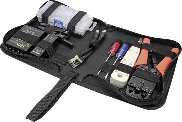 Accesoriu retele logilink LogiLink Netzwerk Werkzeug Set mit Tasche 6-teilig - WZ0030