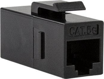 LogiLink ZUB Logilink Cat5e UTP Keystone Coupler negru