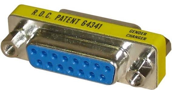 Conector logo cablu, Joystick, 15pin-15pin, F/F (68054)