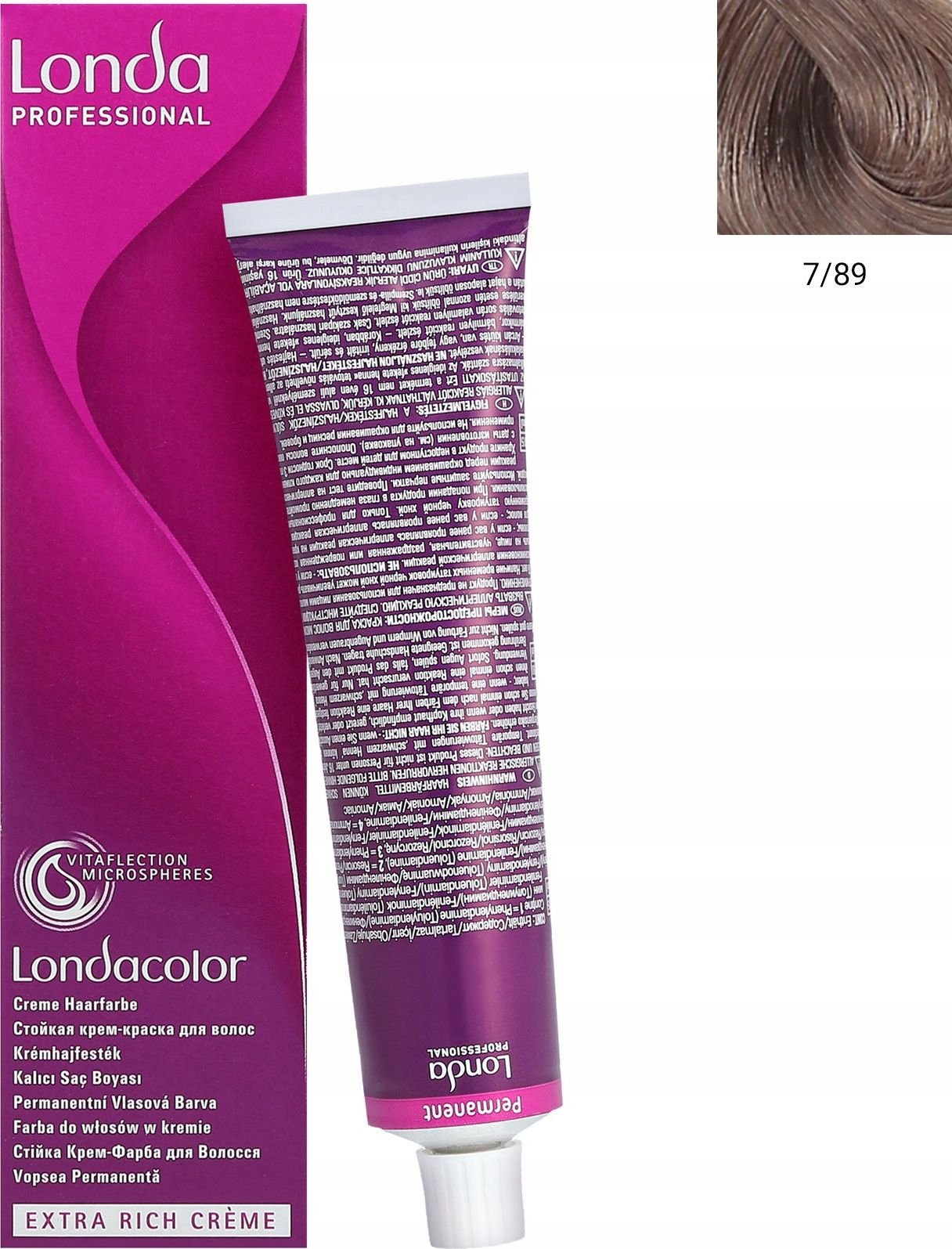 Londa Londa Professional Permanent Color Extra Rich Cream Vopsea de par 60ml 7/89