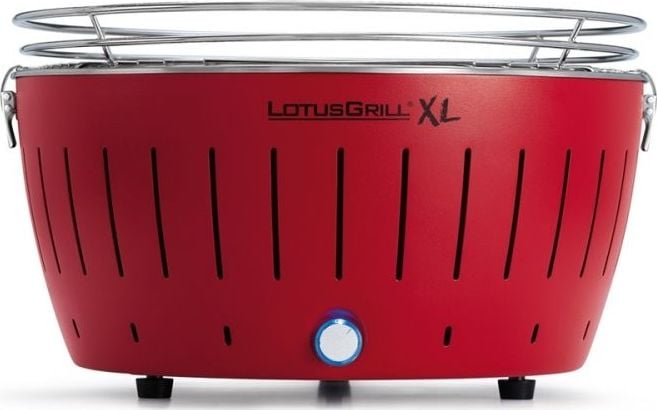 LotusGrill Gratar cu carbune de gradina XL 40 cm x 40 cm rosu