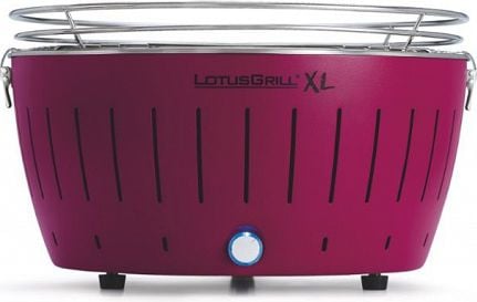 LotusGrill Gratar cu carbune de gradina XL 40 cm x 40 cm violet