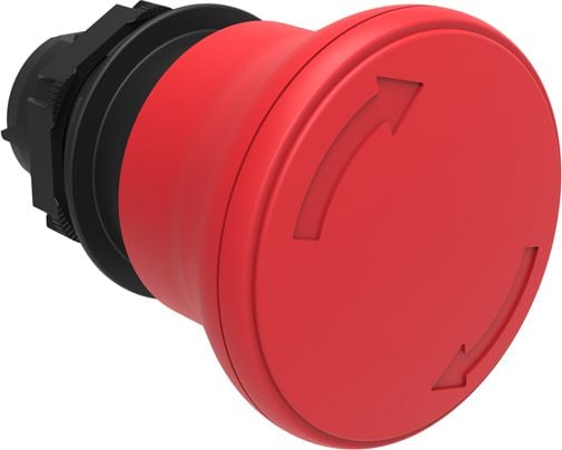 Lovato Electric Mushroom buton de acționare roșu prin rotire (LPCB6344)