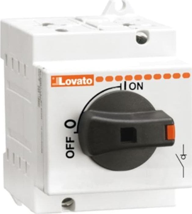 Lovato Electric PV întrerupător de separare 2P 16A 1000V DC DC21B GD025AT2