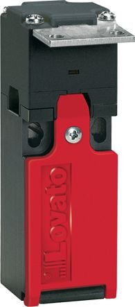 Lovato Electric Întrerupător de limită de siguranță 2R cheie unghiulară cu acțiune lentă T din plastic (KBN4L02)