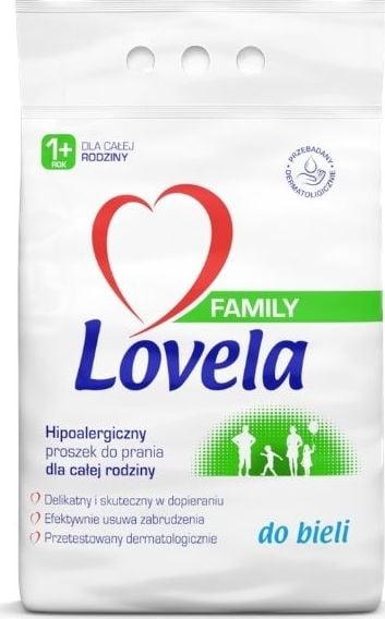Detergenti speciali rufe - Lovela Lovela FAMILY Pulbere de spălat rufe albe 2,1 kg