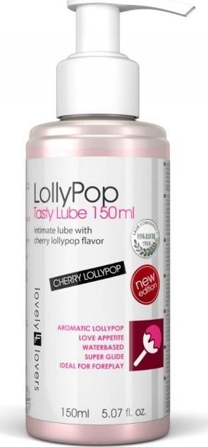 Lubrifiant cu gust de acadea Lovely Lovers™ LollyPop, cresterea placerii, anti iritare, preludiu formula noua 150 ml