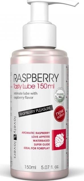 Lubrifiant cu gust si miros de capsuni Lovely Lovers™ Raspberry, cresterea placerii, anti iritare, preludiu formula noua 150 ml