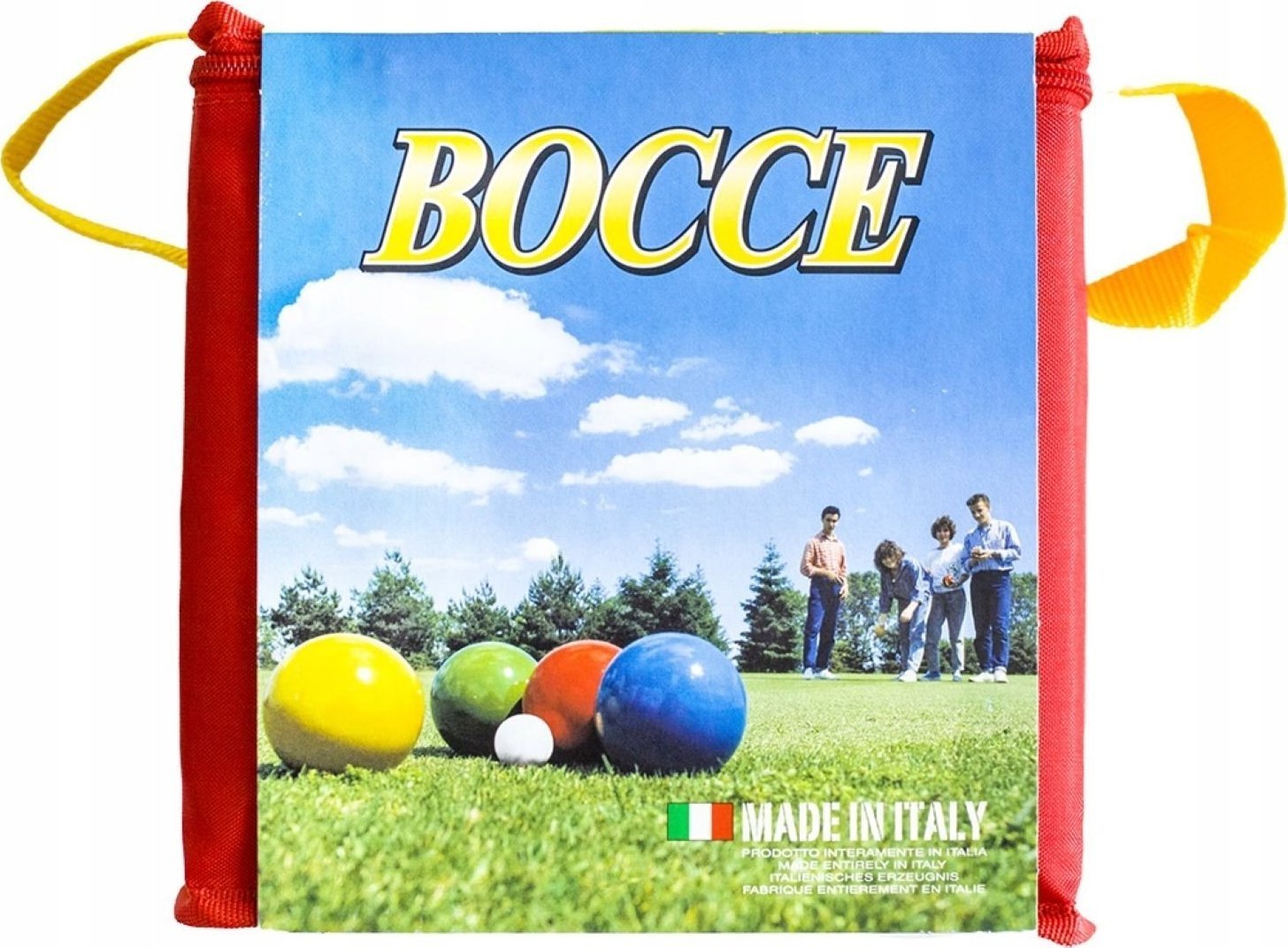 Lucio Londero Mingi din lemn 8 buc - Boules, Boules, Petanque LONDERO 100 mm in Carcasa