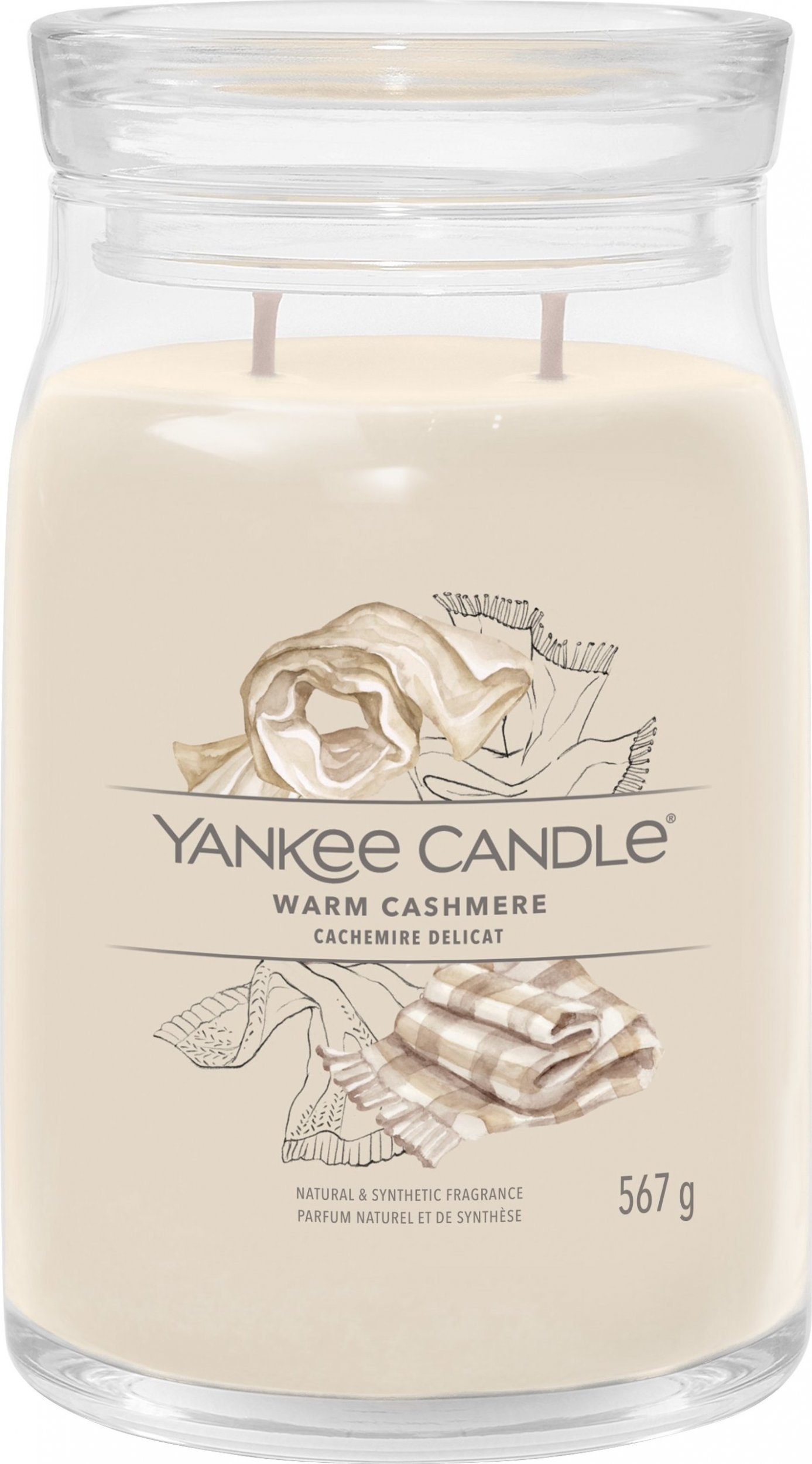 Lumânare Yankee Candle Yankee Candle Signature Warm Cashmere Lumanare mare 567g