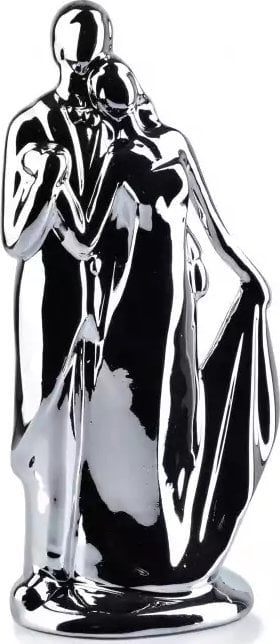 Lumarko Lumarko Figura Cuplu Argintiu 5x6xh17cm!