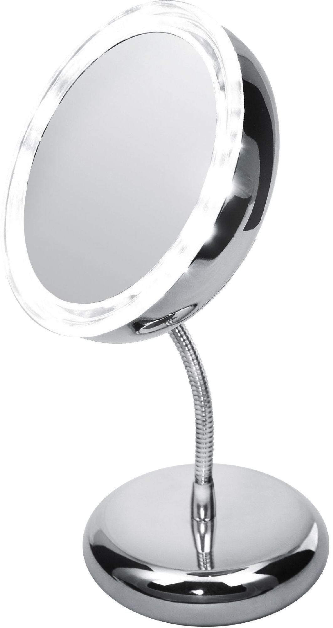 Oglinzi cosmetice - Oglinda Reglabila pentru Machiaj cu Lupa si Iluminare cu LED Adler