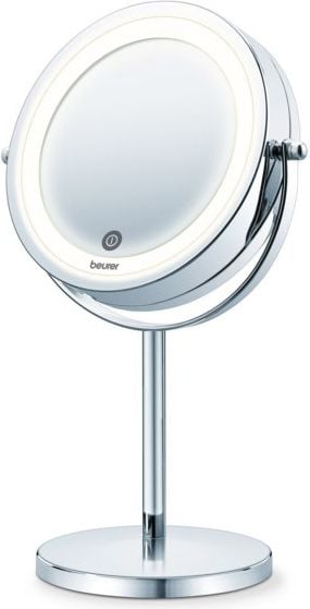Oglinzi cosmetice - Oglinda cosmetica iluminata Beurer BS55, 18 x LED, marire 7x