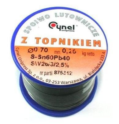 Staniu de lipire de flux fi 3.00 250g