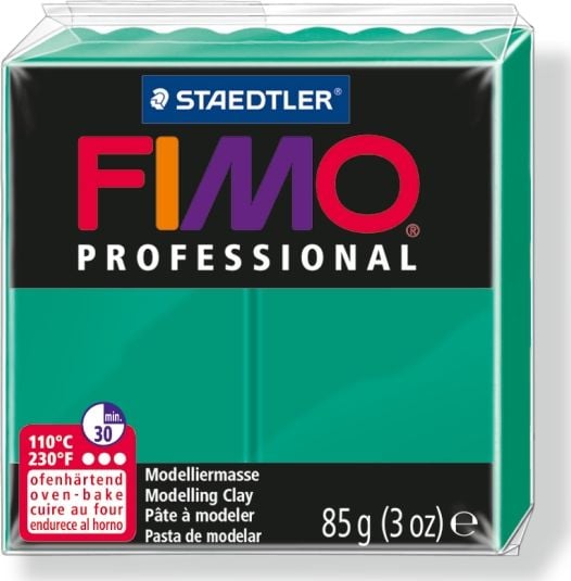Lut polimeric Fimo Professional pentru modelaj True green STH-8004-500